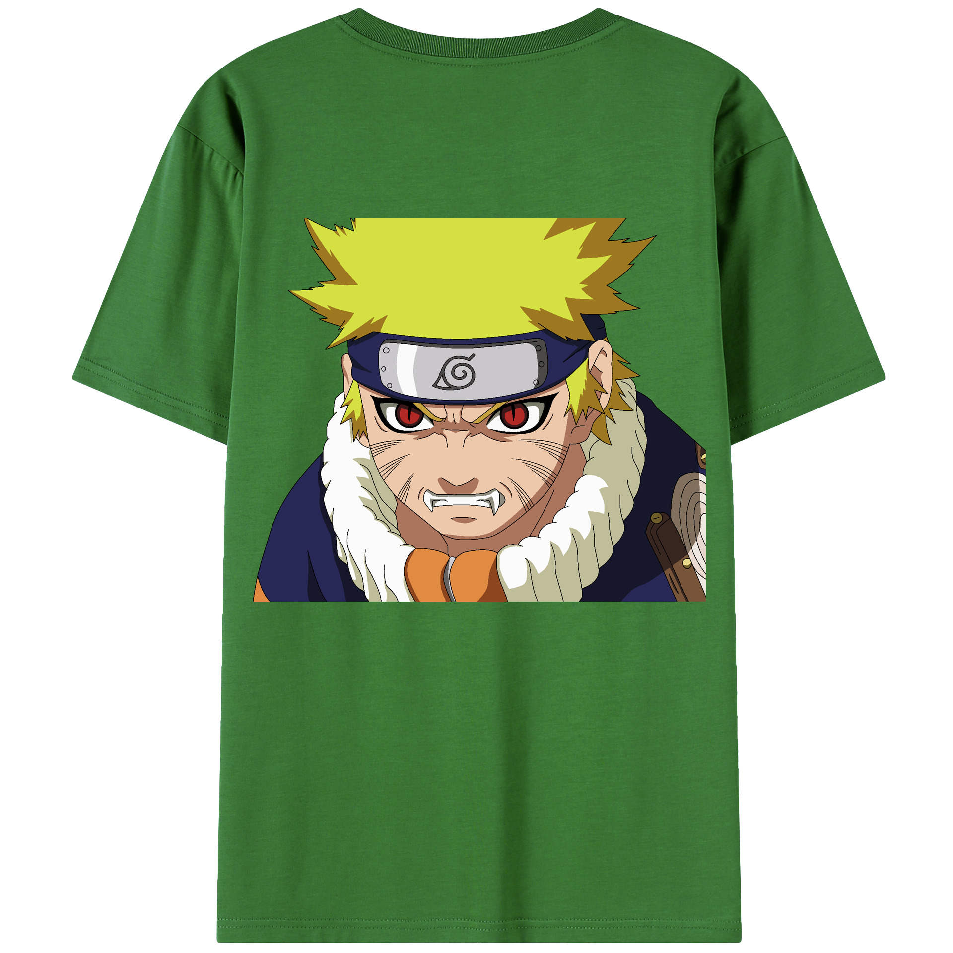 （画像用） NARUTO -ナルト- うずまき ナルト Uzumaki Naruto レディース半袖Tシャツ(バックプリント)
